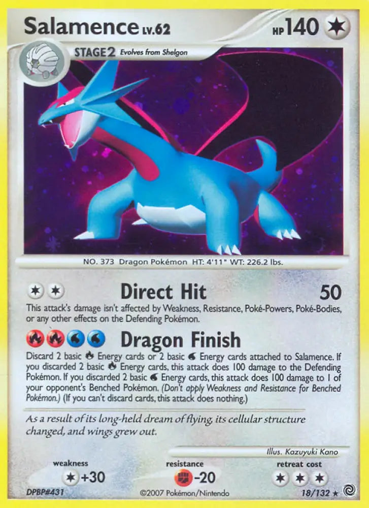 Salamence (18/132) [Diamond & Pearl: Secret Wonders] - Pokemon Single