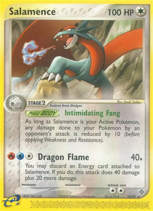 Salamence (19/97) [EX: Dragon] - Pokemon Single