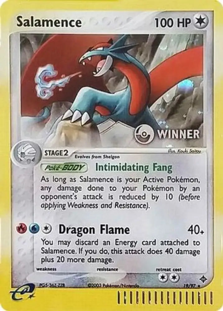 Salamence (19/97) (Winner) [League & Championship Cards] - Pokemon Single