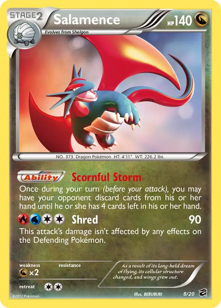 Salamence (8/20) [Black & White: Dragon Vault] - Pokemon Single