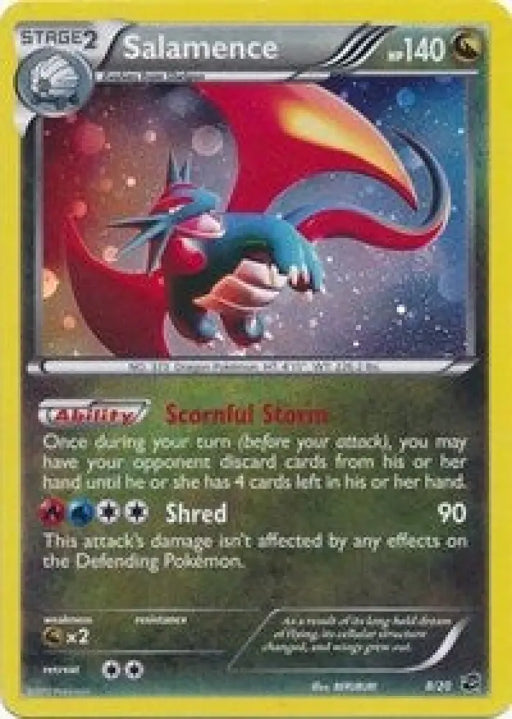 Salamence (8/20) (Cosmos Holo) (Blister Exclusive) [Black & White: Dragon Vault] - Pokemon Single