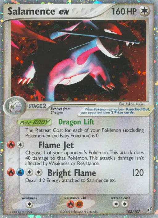 Salamence ex (103/107) [EX: Deoxys] - Pokemon Single