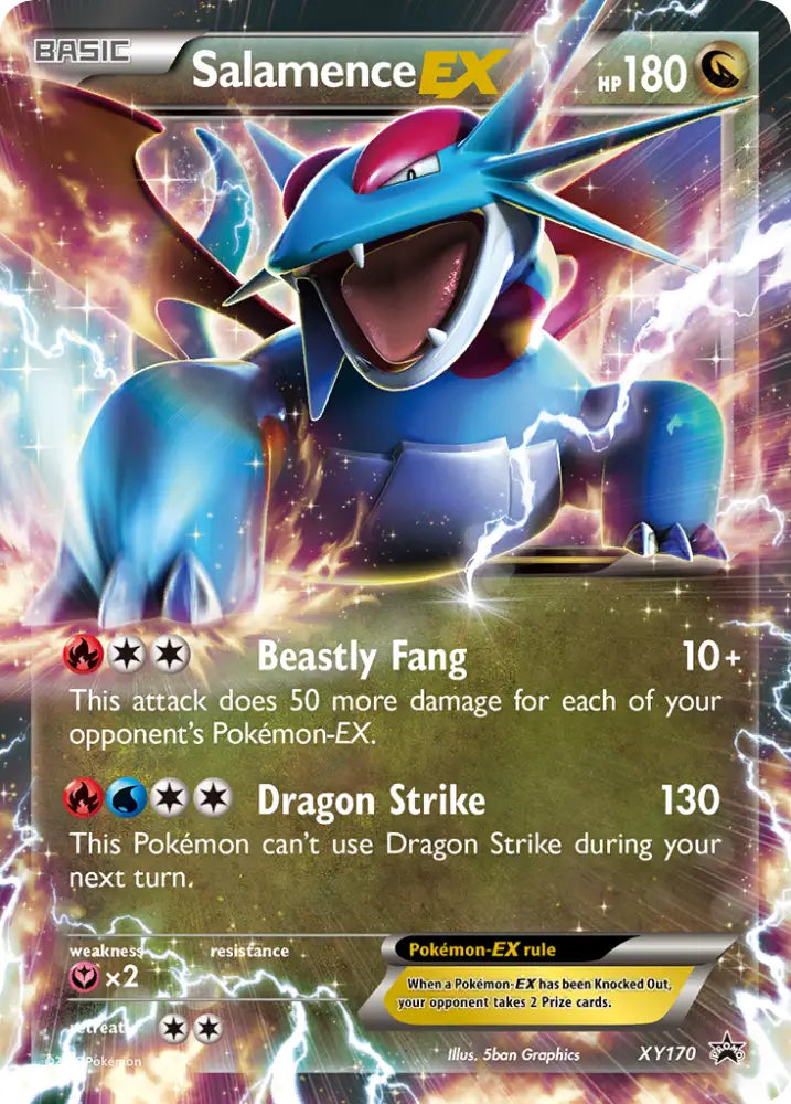 Salamence EX (XY170) [XY: Black Star Promos] - Pokemon Single