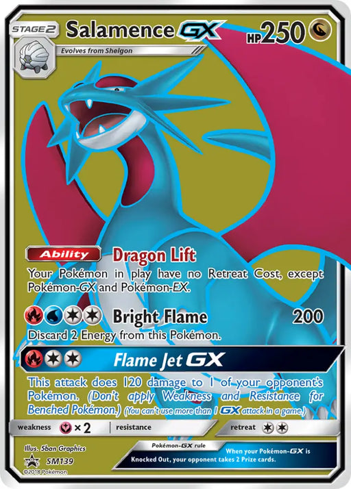 Salamence GX (SM139) [Sun & Moon: Black Star Promos] - Pokemon Single