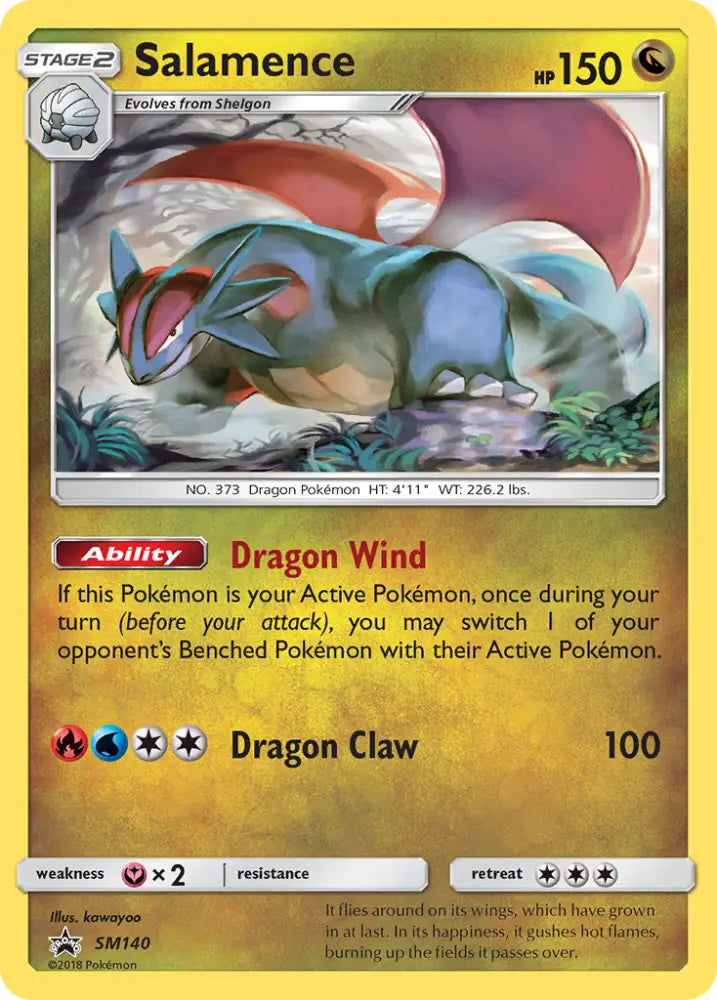 Salamence (SM140) [Sun & Moon: Black Star Promos] - Pokemon Single