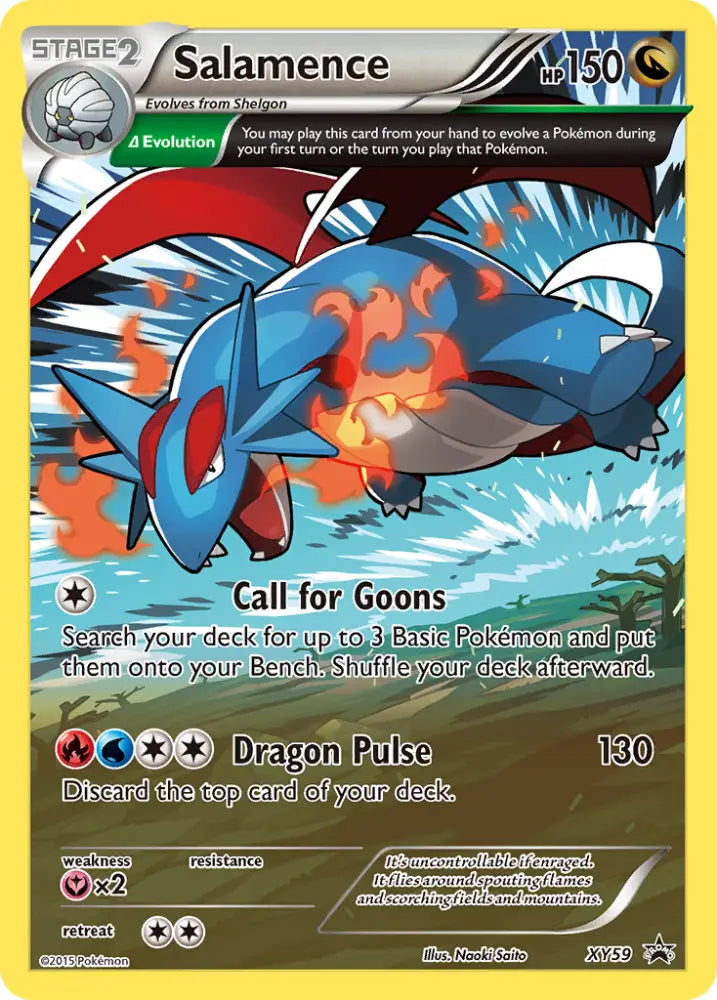 Salamence (XY59) [XY: Black Star Promos] - Pokemon Single