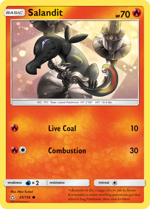 Salandit (25/156) [Sun & Moon: Ultra Prism] - Pokemon Single