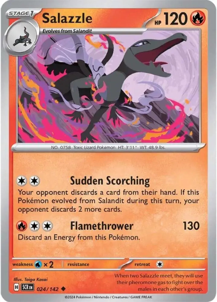 Salazzle (024/142) [Scarlet & Violet: Stellar Crown] - Pokemon Single