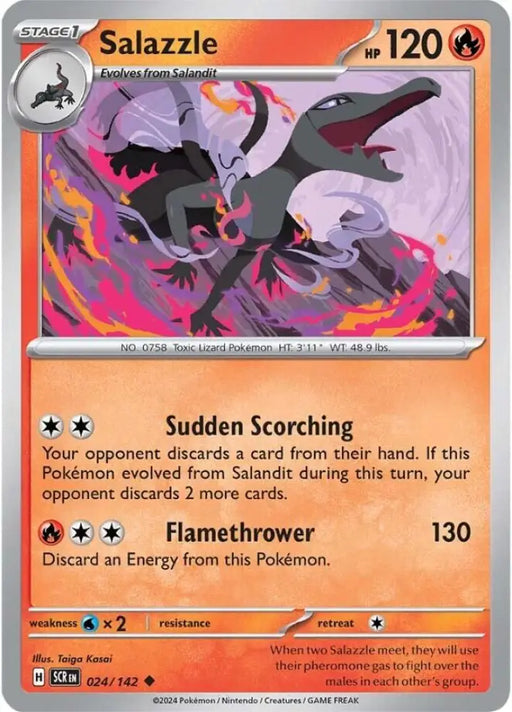 Salazzle (024/142) [Scarlet & Violet: Stellar Crown] - Pokemon Single
