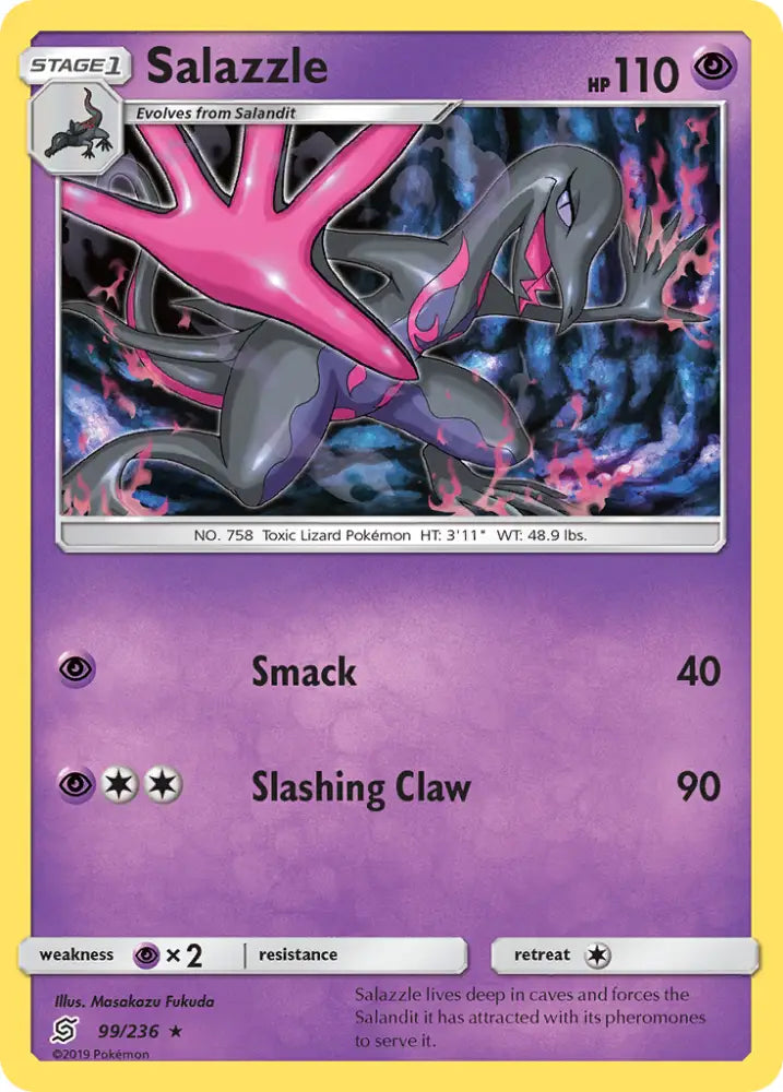 Salazzle (99/236) [Sun & Moon: Unified Minds] - Pokemon Single