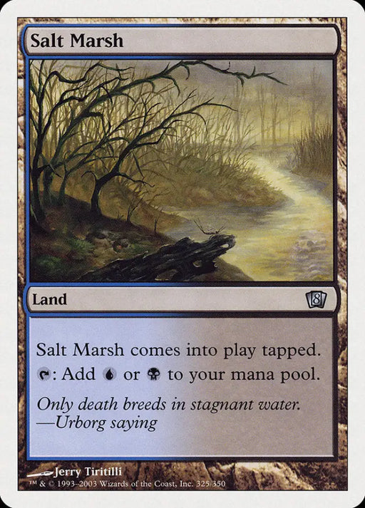 Salt Marsh (325) [Eighth Edition] - MTG Single