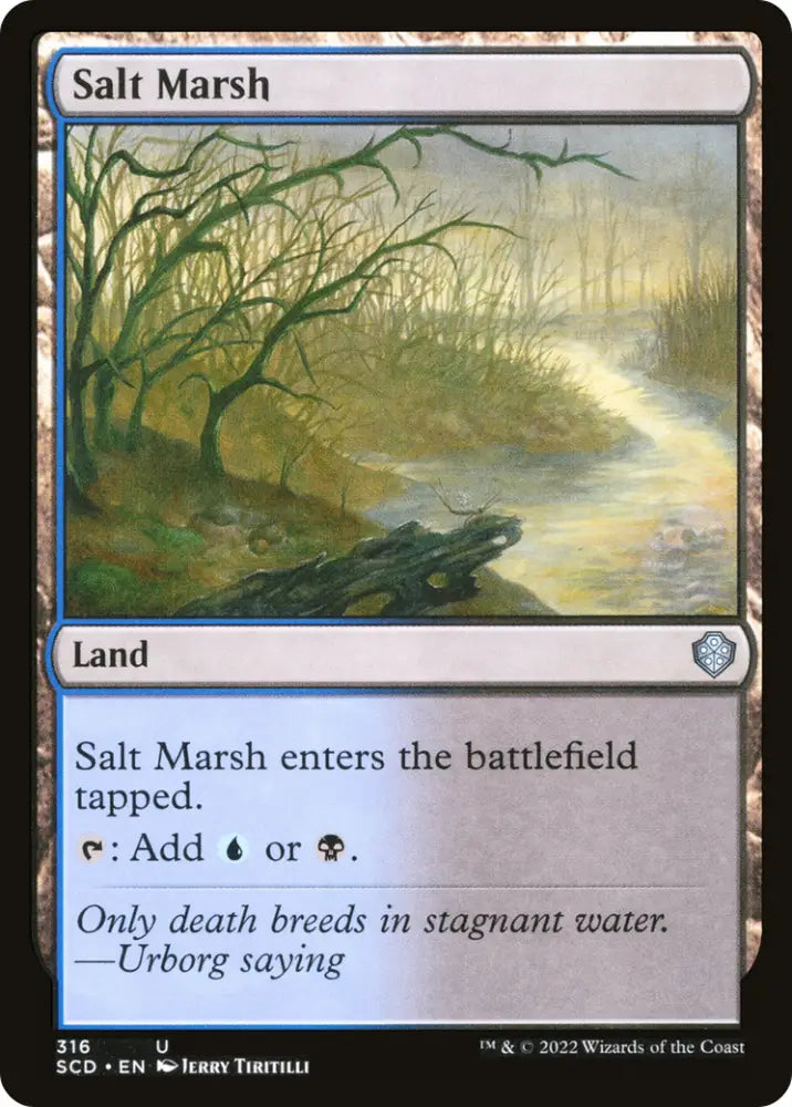 Salt Marsh [Starter Commander Decks] - MTG Single