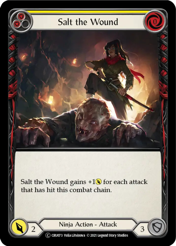 Salt the Wound [Crucible of War Unlimited] Unlimited Rainbow Foil - Flesh And Blood Single