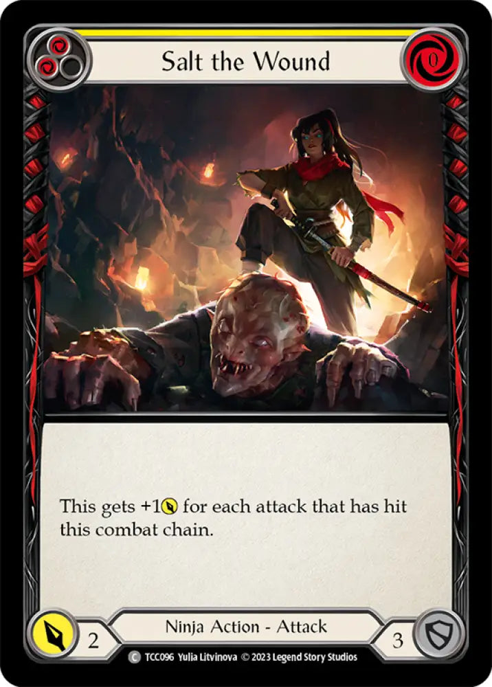 Salt the Wound (Yellow) [Round the Table: TCC x LSS] - Flesh And Blood Single