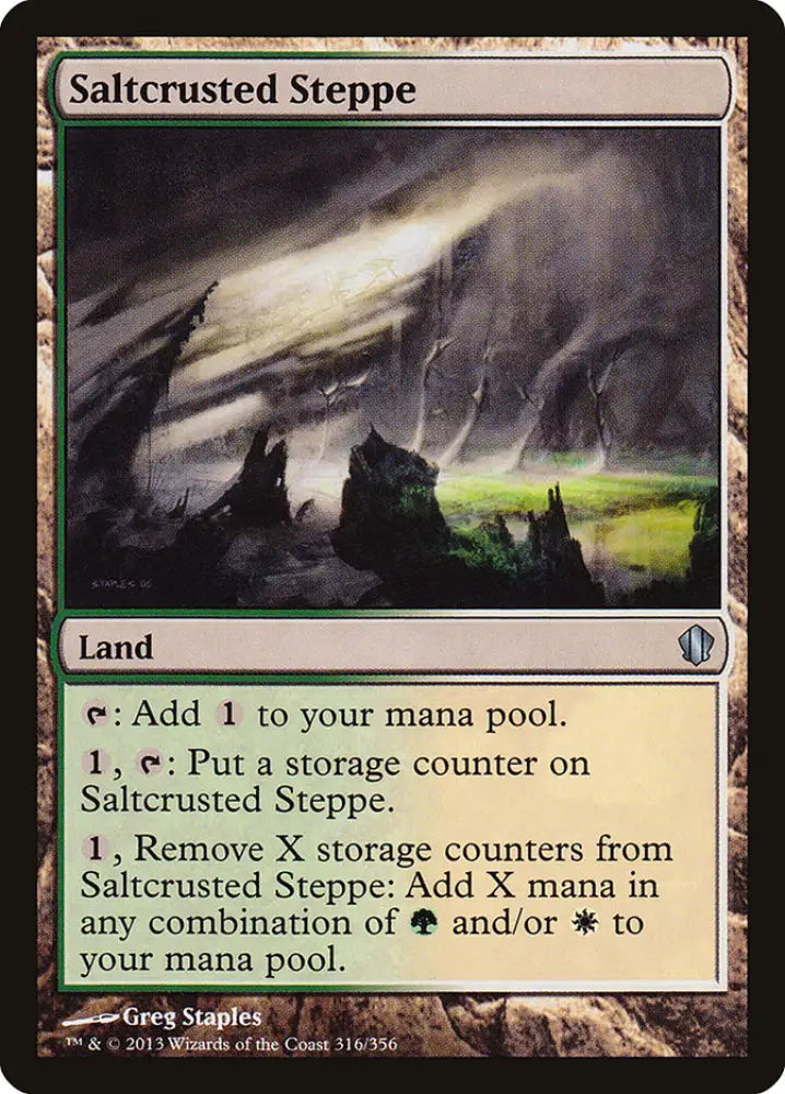 Saltcrusted Steppe [Commander 2013] - MTG Single