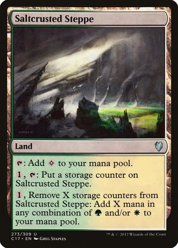Saltcrusted Steppe [Commander 2017] - MTG Single