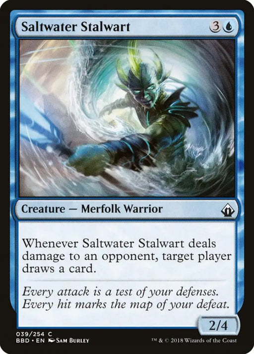 Saltwater Stalwart [Battlebond] - MTG Single