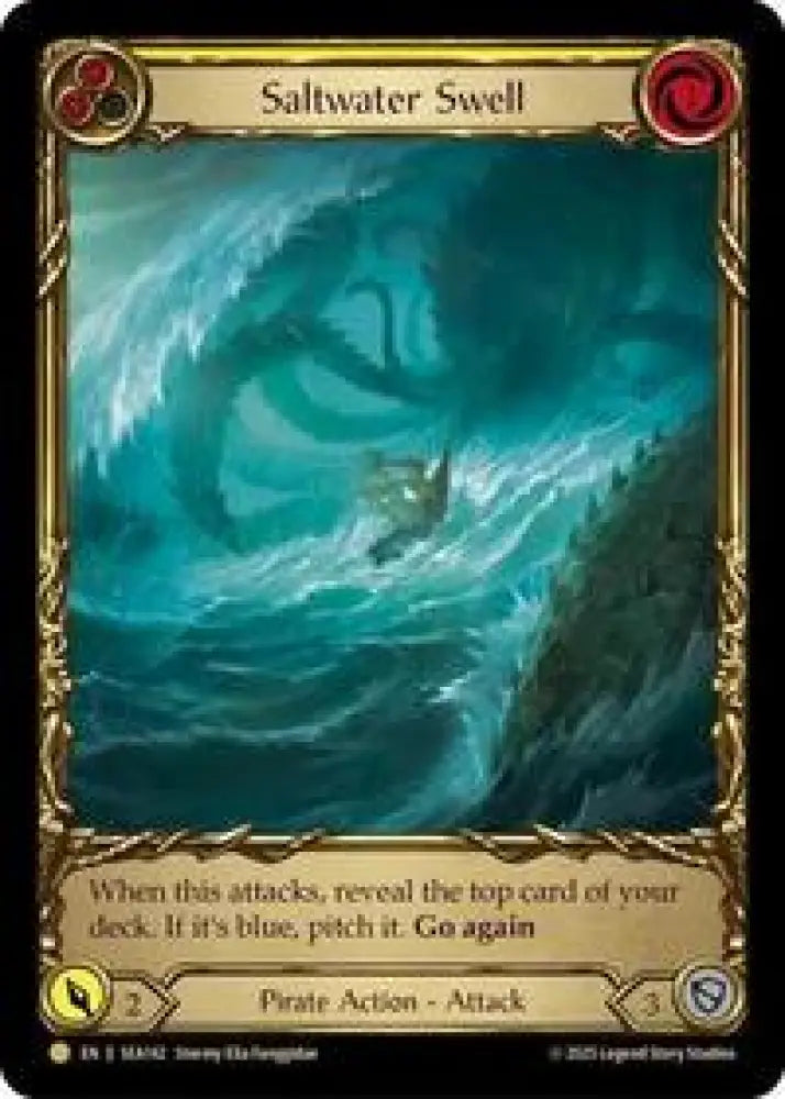 Saltwater Swell (Yellow) (Treasure) (SEA143) [High Seas]