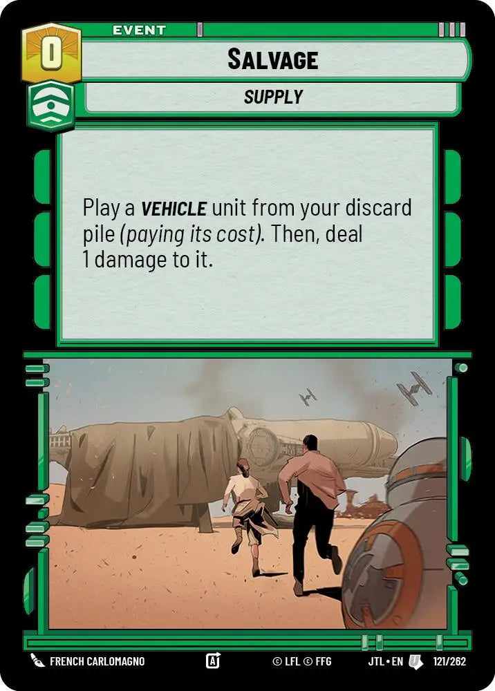 Salvage (121/257) [Jump to Lightspeed] - Star Wars: Unlimited Single