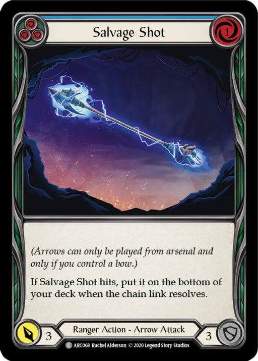 Salvage Shot (Blue) [Arcane Rising Unlimited] Unlimited Normal - Flesh And Blood Single