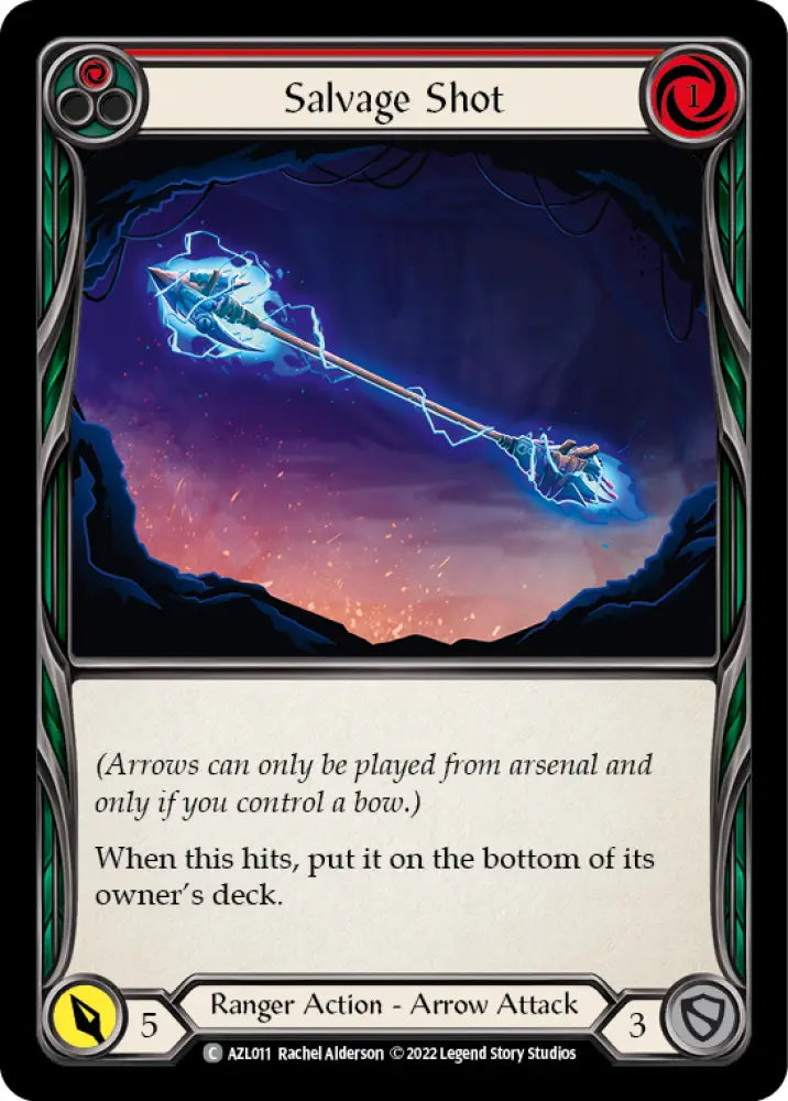 Salvage Shot (Red) [Outsiders] (Azalea Blitz Deck) - Flesh And Blood Single
