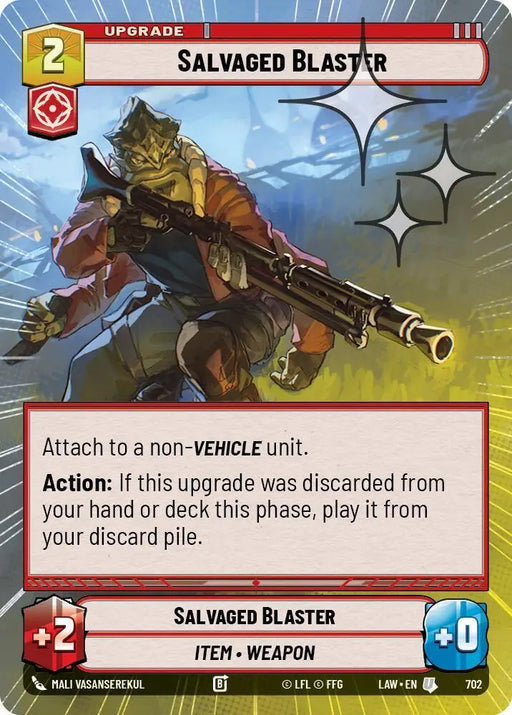 Salvaged Blaster (Hyperspace Foil) (702) [A Lawless Time]