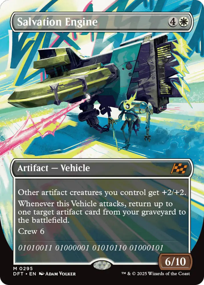 Salvation Engine (Borderless) [Aetherdrift] - MTG Single