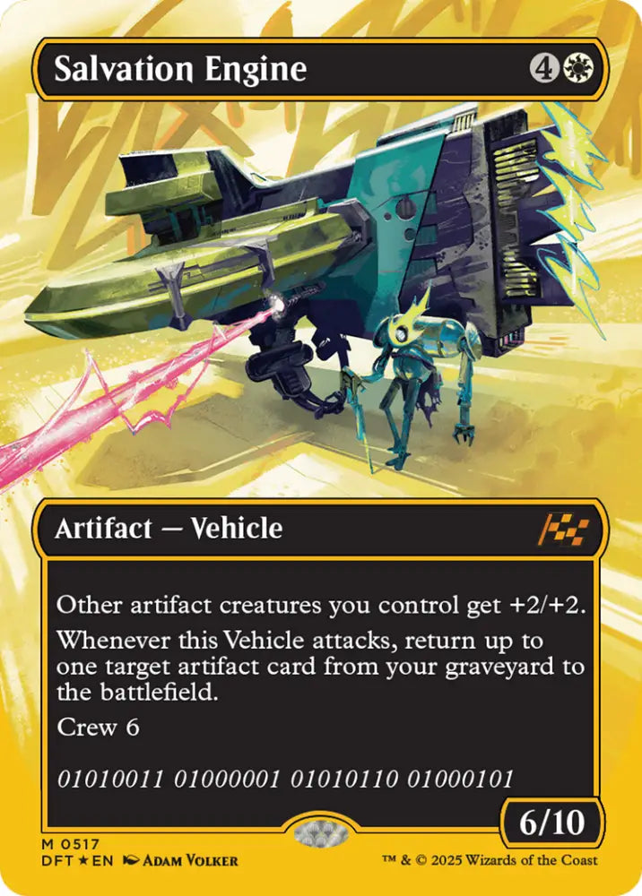 Salvation Engine (Borderless) (First-Place Foil) [Aetherdrift] - MTG Single