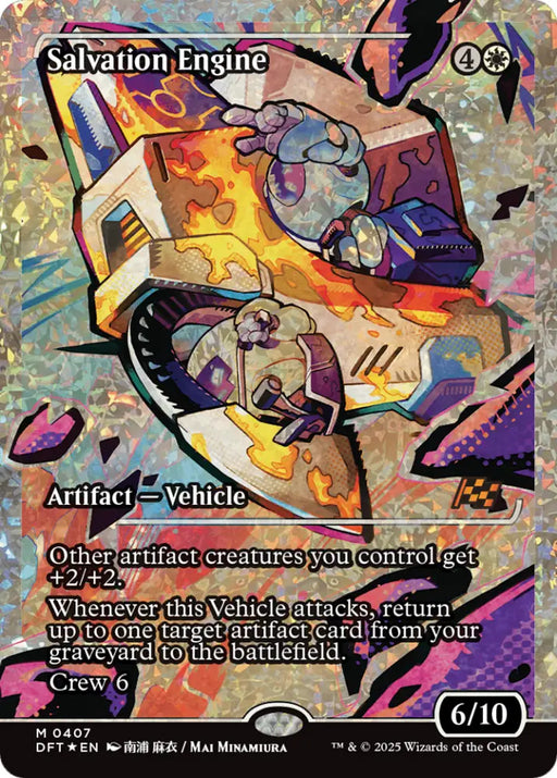 Salvation Engine (Showcase) (Fracture Foil) [Aetherdrift] - MTG Single