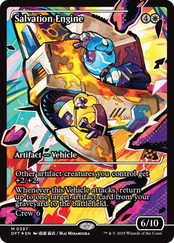 Salvation Engine (Showcase) (Japanese) [Aetherdrift] - MTG Single