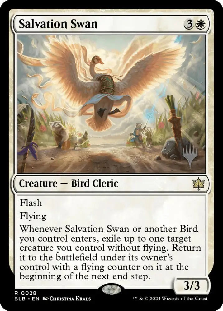 Salvation Swan (Promo Pack) [Bloomburrow Promos] - MTG Single