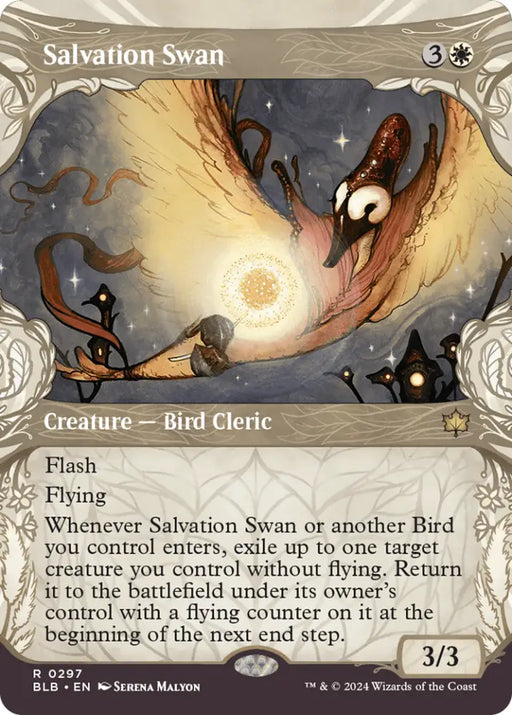Salvation Swan (Showcase) [Bloomburrow] - MTG Single