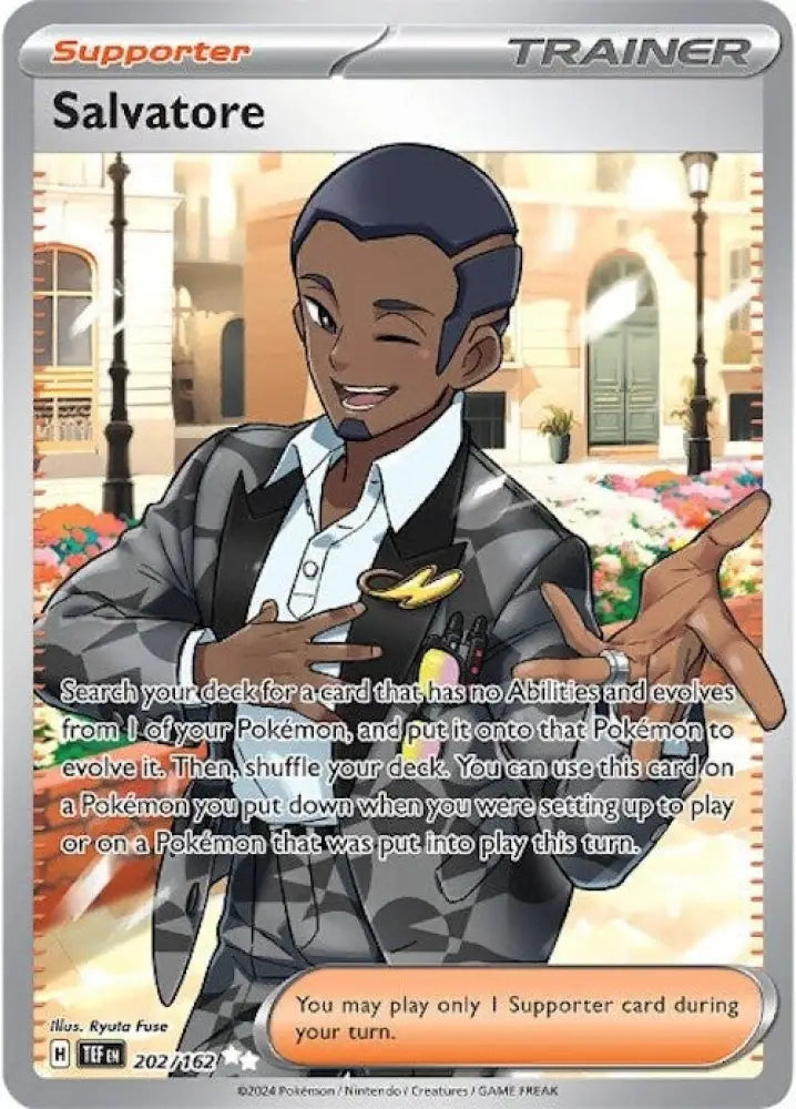 Salvatore (202/162) [Scarlet & Violet: Temporal Forces] - Pokemon Single