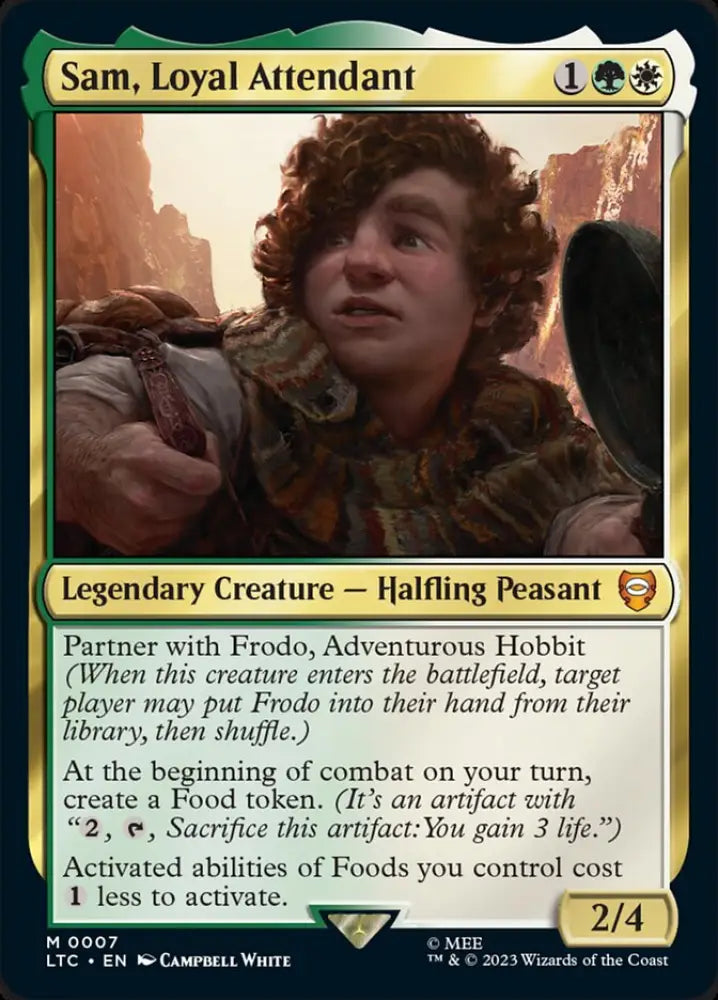 Sam Loyal Attendant [The Lord of the Rings: Tales of Middle-Earth Commander] - MTG Single