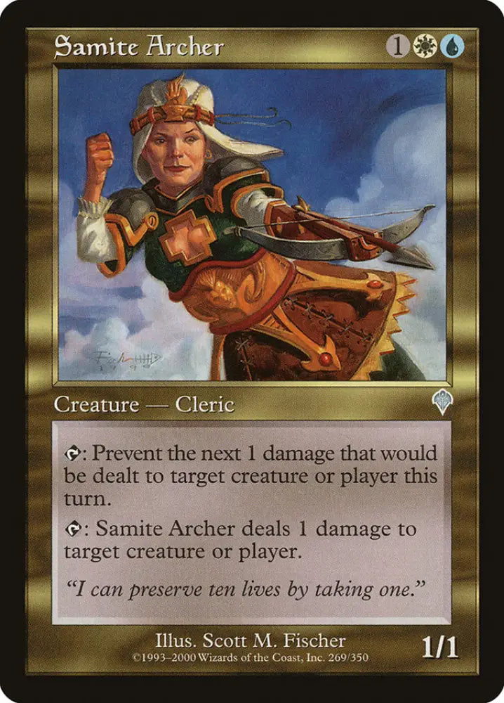 Samite Archer [Invasion] - MTG Single