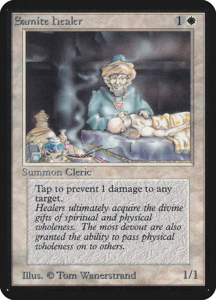 Samite Healer [Alpha Edition] - MTG Single