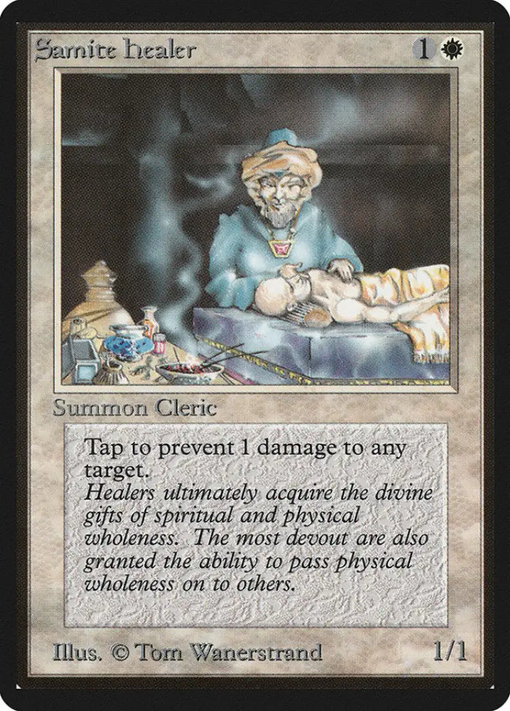 Samite Healer [Beta Edition] - MTG Single