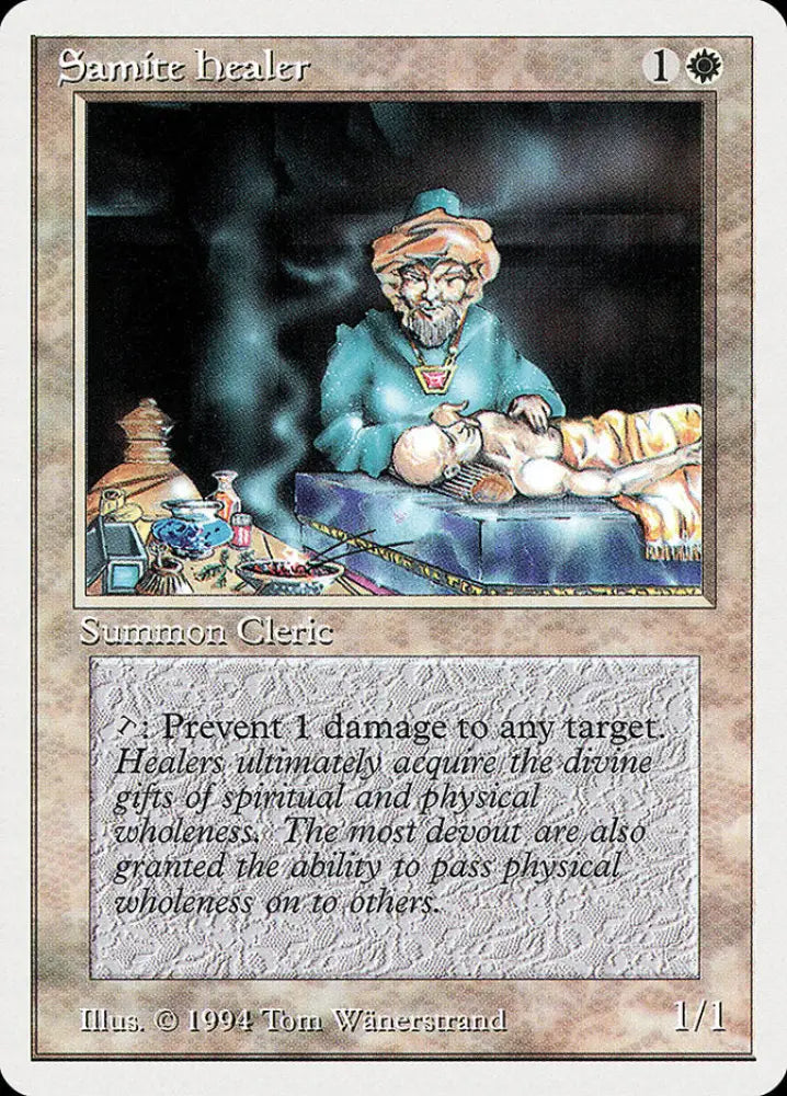 Samite Healer [Summer Magic / Edgar] - MTG Single