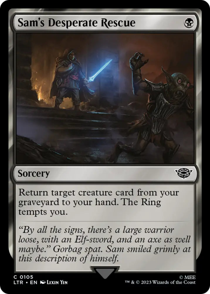 Sam’s Desperate Rescue [The Lord of the Rings: Tales of Middle-Earth] - MTG Single
