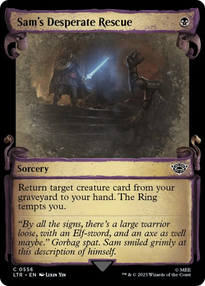 Sam’s Desperate Rescue [The Lord of the Rings: Tales of Middle-Earth Showcase Scrolls] - MTG Single