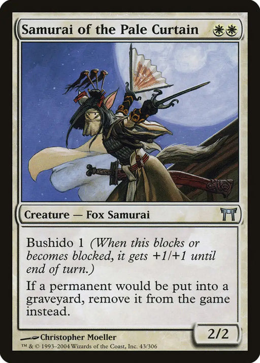 Samurai of the Pale Curtain [Champions of Kamigawa] - MTG Single