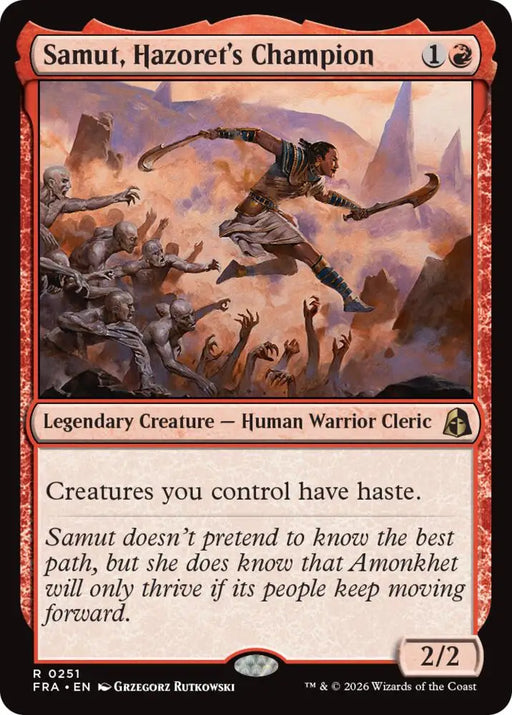 Samut, Hazorer's Champion (251) [Reality Fracture]