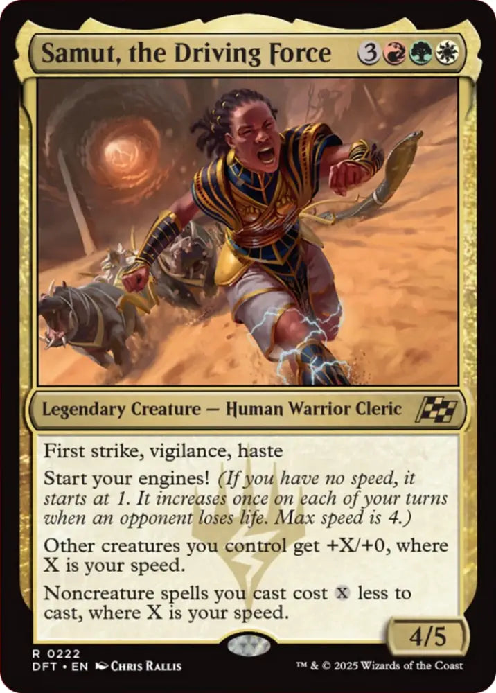 Samut the Driving Force [Aetherdrift] - MTG Single