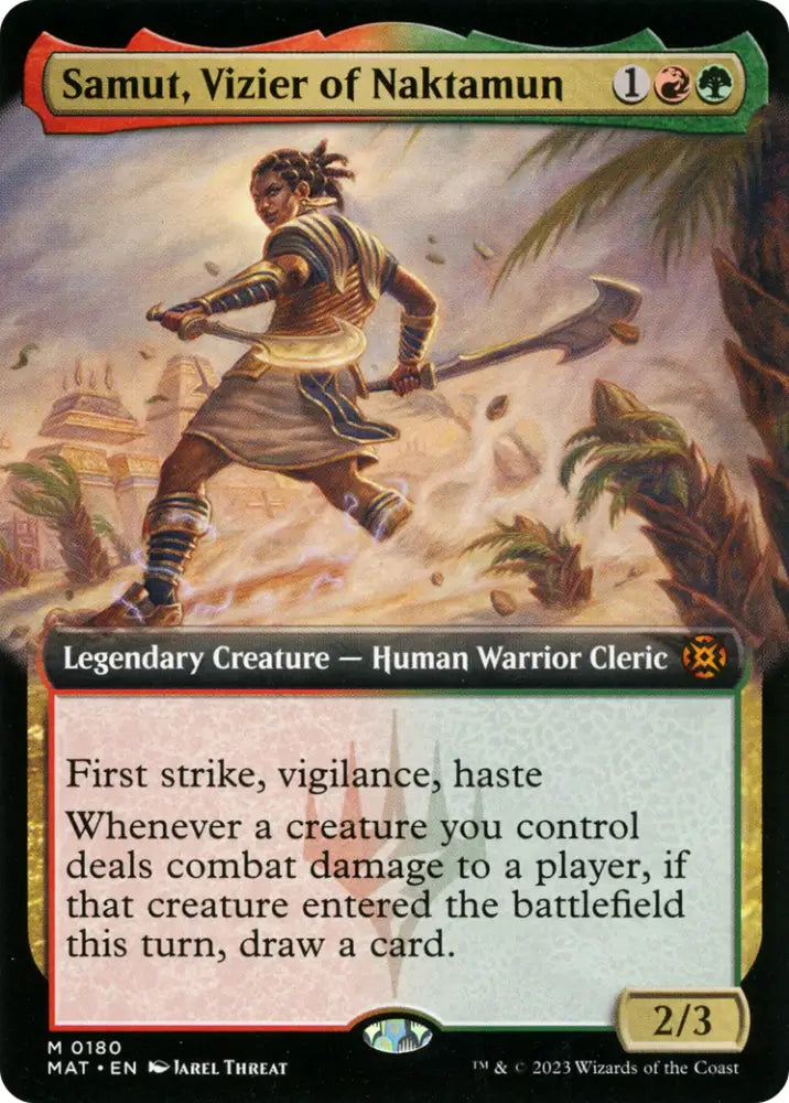 Samut Vizier of Naktamun (Extended Art) [March of the Machine: The Aftermath] - MTG Single