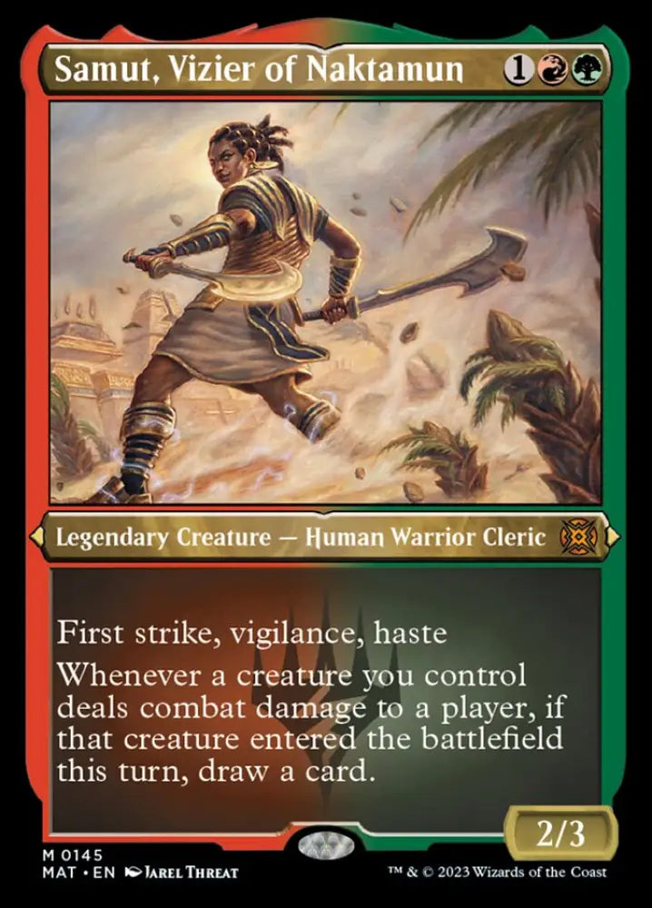 Samut Vizier of Naktamun (Foil Etched) [March of the Machine: The Aftermath] - MTG Single