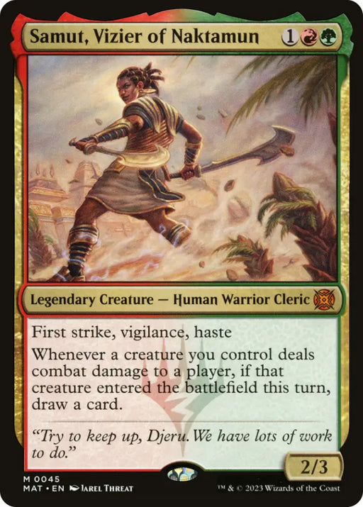 Samut Vizier of Naktamun [March of the Machine: The Aftermath] - MTG Single