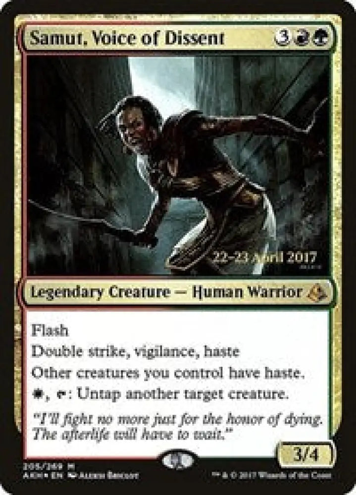 Samut, Voice of Dissent (205) [Prerelease Cards]