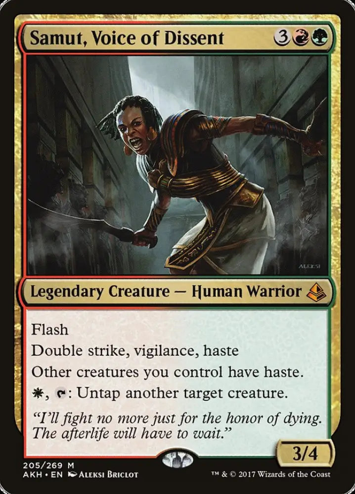 Samut Voice of Dissent [Amonkhet] - MTG Single