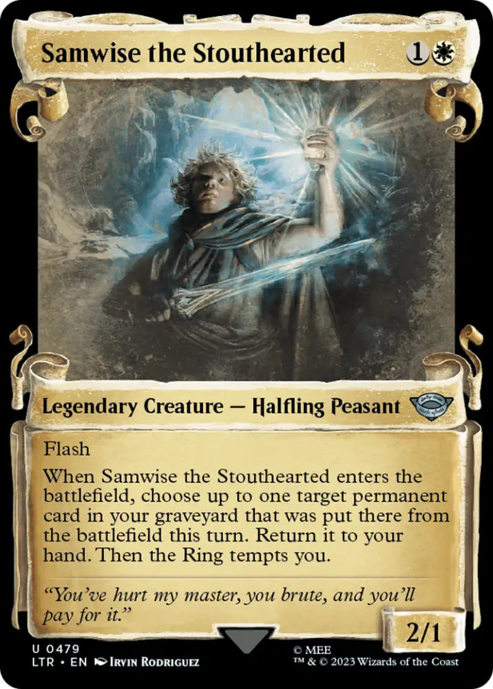 Samwise the Stouthearted [The Lord of the Rings: Tales of Middle-Earth Showcase Scrolls] - MTG Single