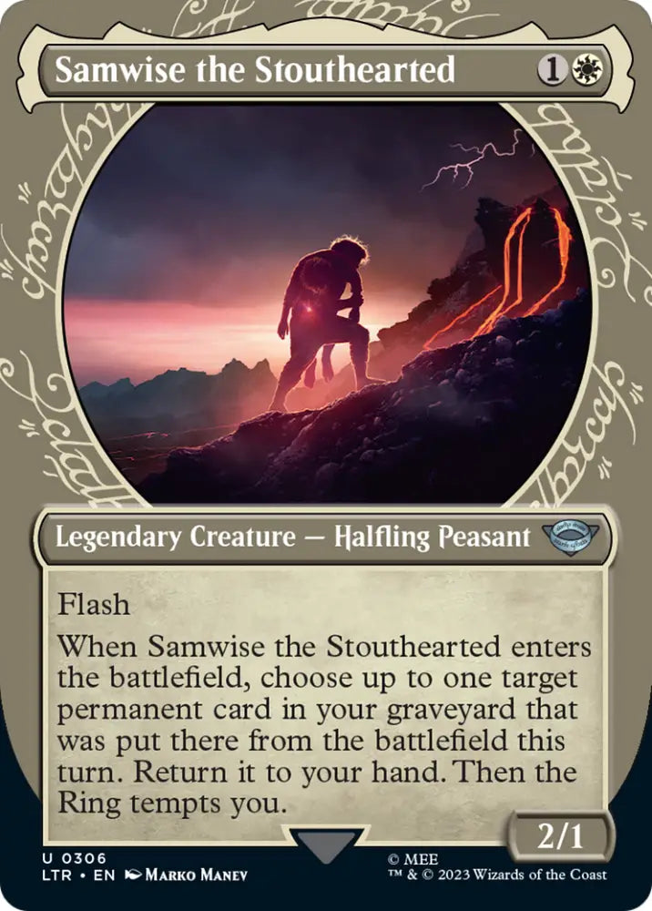 Samwise the Stouthearted (Showcase Ring Frame) [The Lord of the Rings: Tales of Middle-Earth] - MTG Single